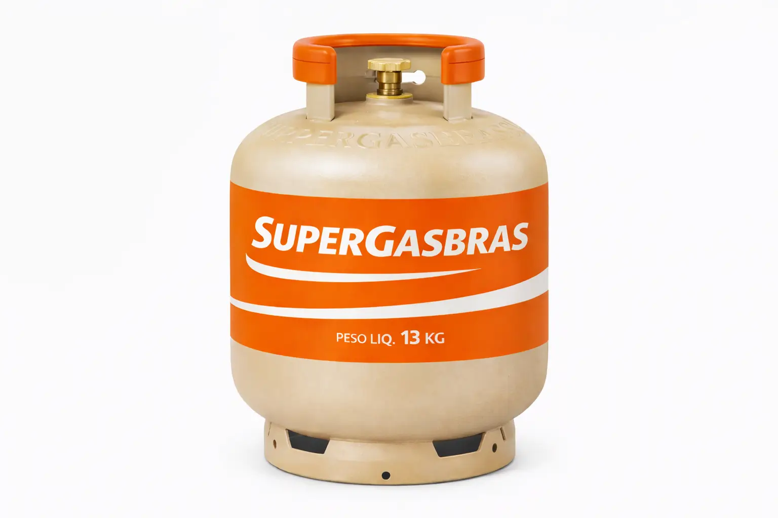 Botijão 13kg Supergasbras